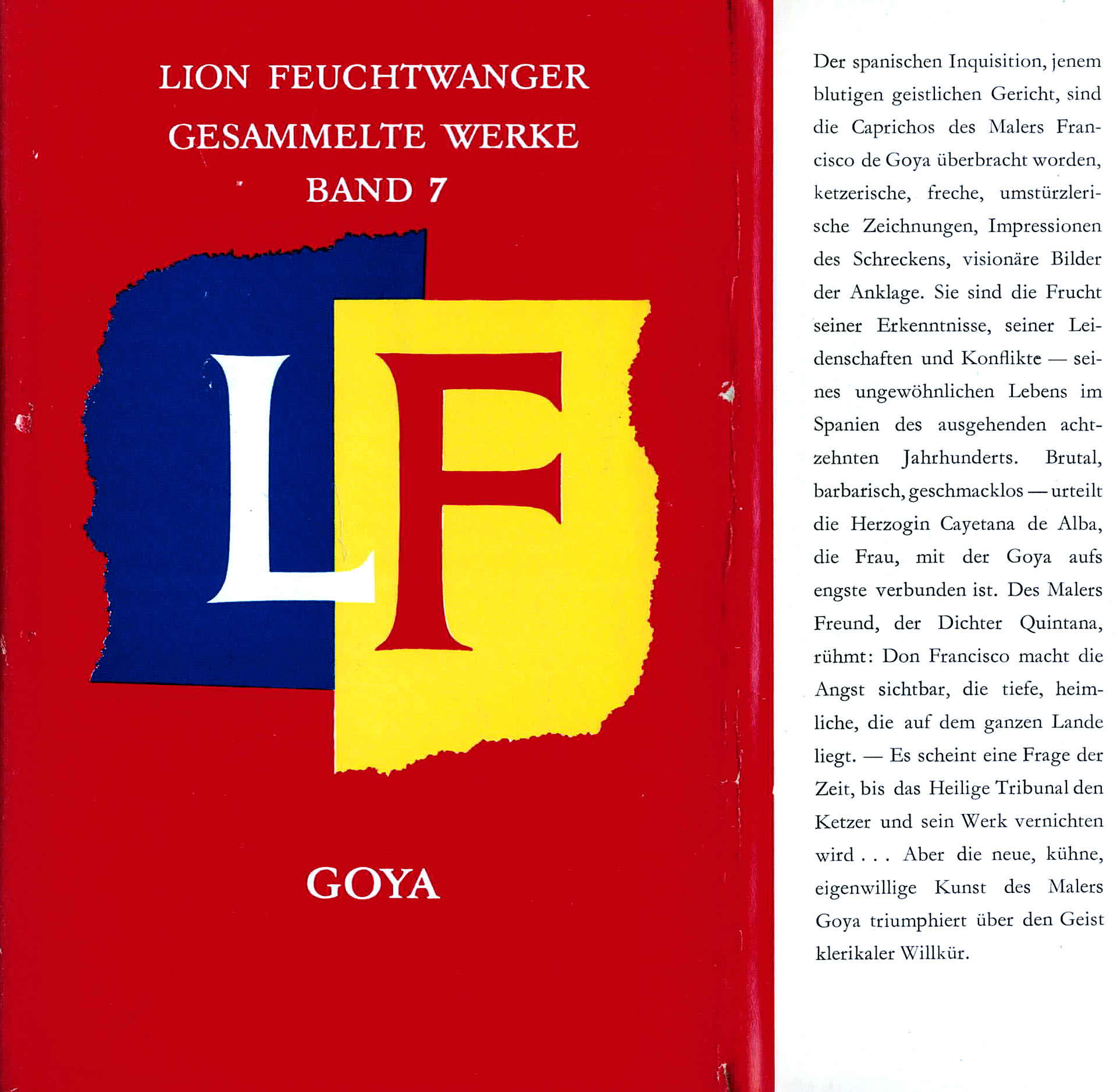 Goya - Feuchtwanger, Lion